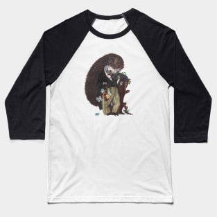 Hedgehog entomologist Baseball T-Shirt